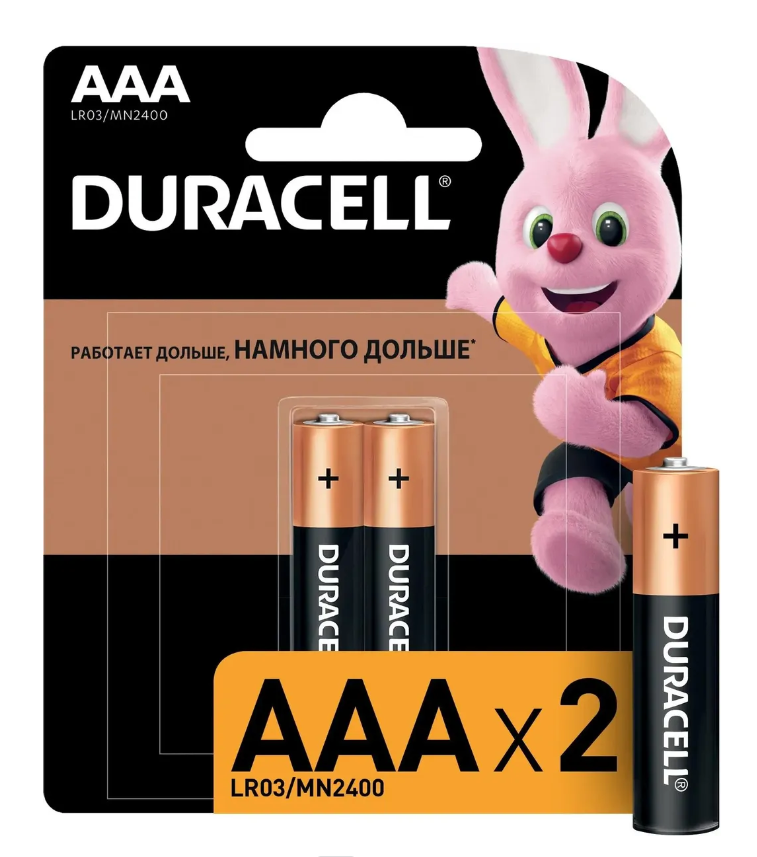 Э/пит. Duracell LR03-2BL Basic (упак 2шт)