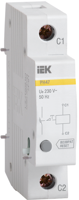 РН-47 на DIN-рейку расцепитель независ. напряж.
