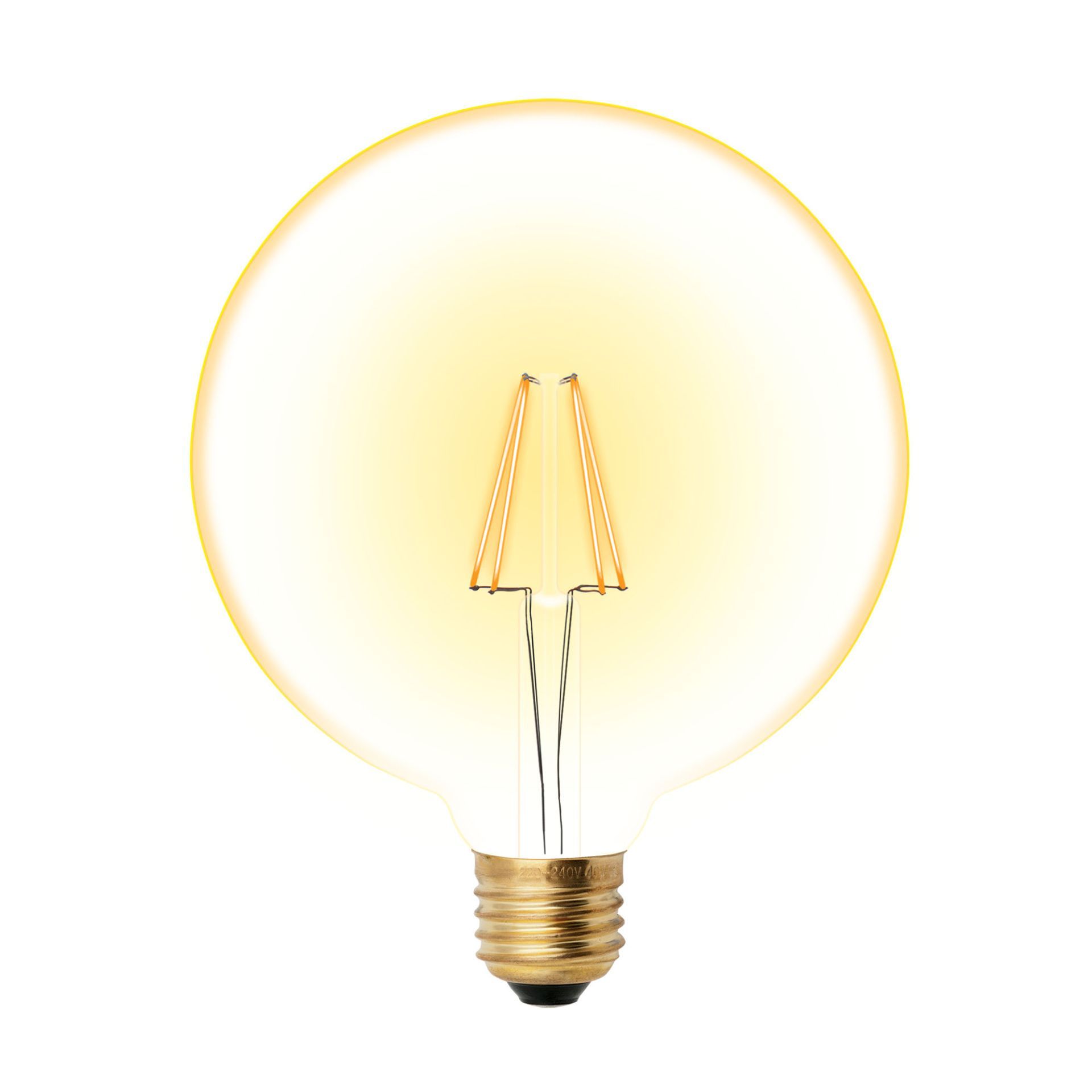 Лампа LED Vintage. 8Вт G125-8W-GOLDEN-E27 GLV21GO ТМ Uniel
