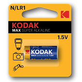 Батарейки Kodak LR1-1BL /N MAX SUPER Alkaline [KN-1] (12/72/27648)