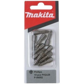 Бита Torsion для шуруповертов 10 шт. (25 мм; шестигранный хвостовик 1/4"; Ph3) Makita