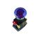 Кнопка AЕА-22 Грибок синий d22мм неон 240В 1з+1р ИЭК Кнопка AЕА-22 Грибок синий d22мм неон 240В 1з+1р ИЭК